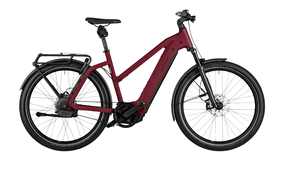 Riese & Müller Charger4 Mixte GT automatic dark red matt