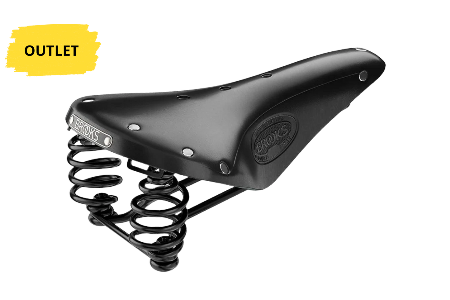 Brooks Flyer cykelsadel (Sort)
