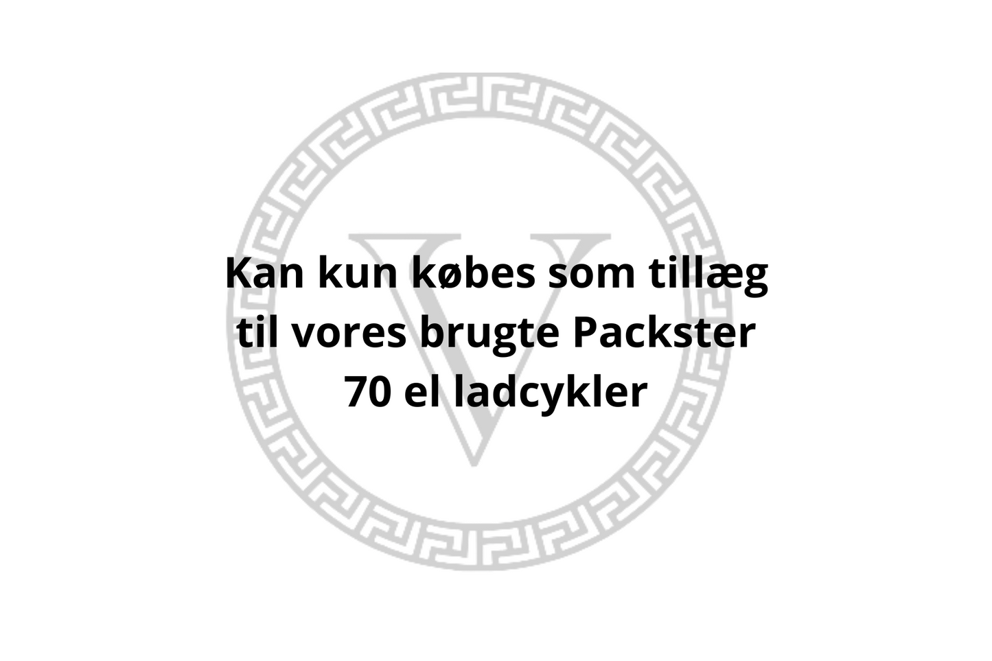 Packster el ladcykel tillæg 3 børnesæder