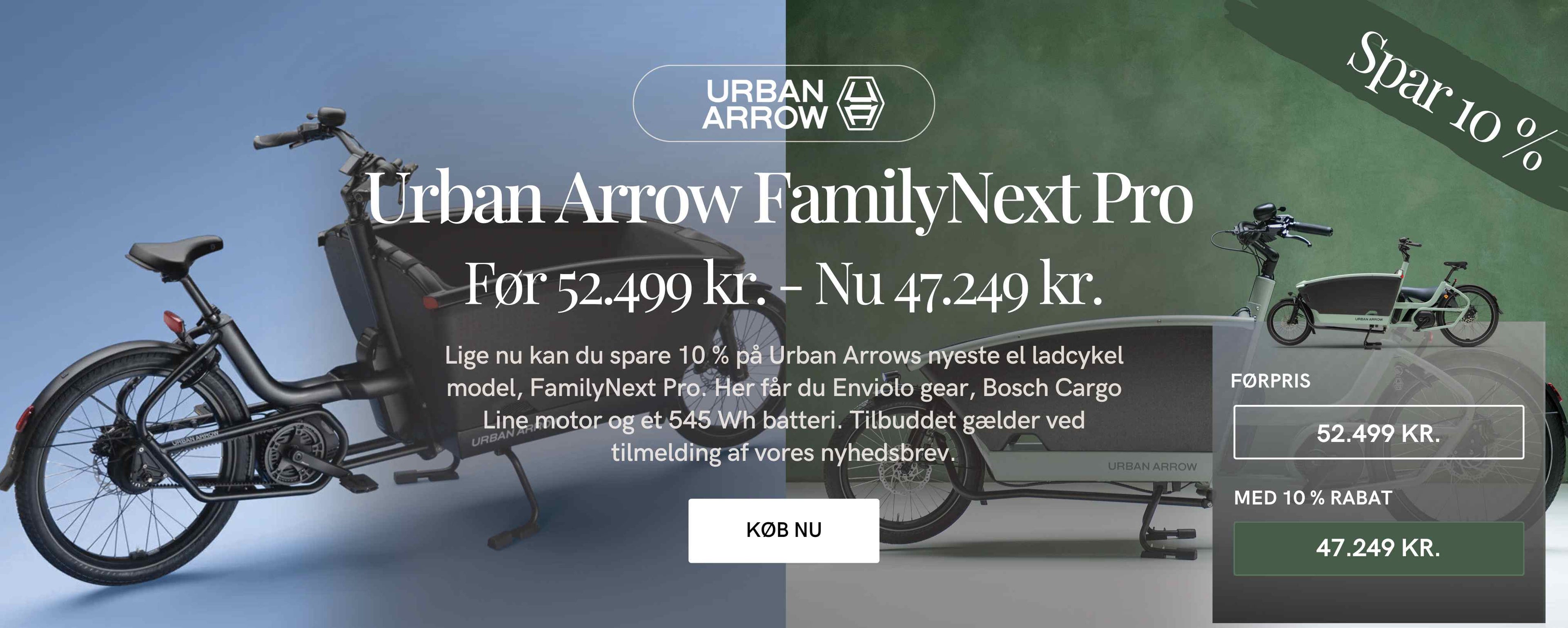 Urban Arrow sale
