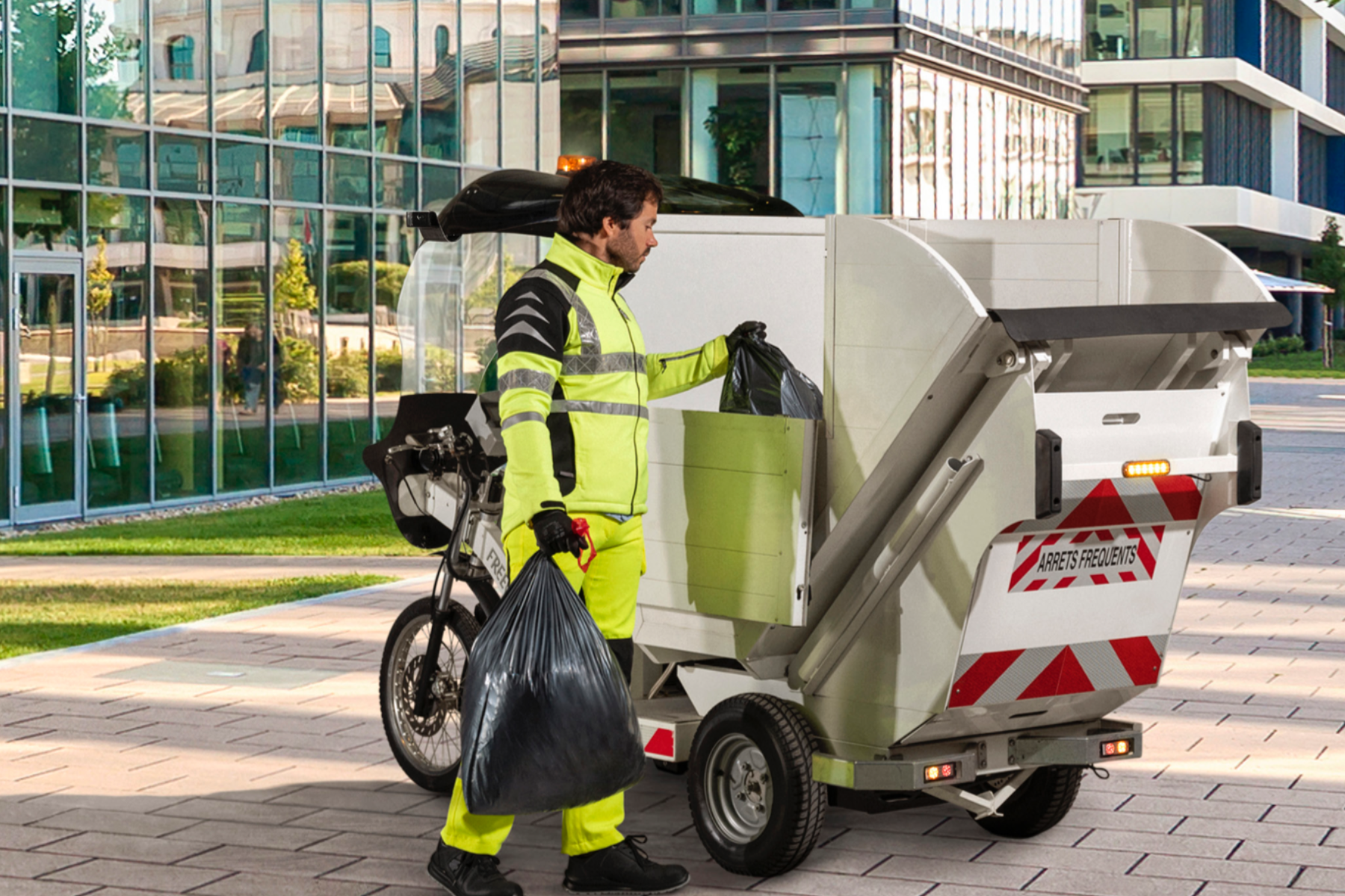 Kleuster Freegônes waste cell el ladcykel